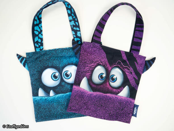 „🔥 Frisch reingekommen: DIY-Taschen-Panels mit coolen Monstermotiven! Das perfekte Wochenendprojekt. 🧵👾“