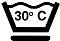 30 °C waschbar