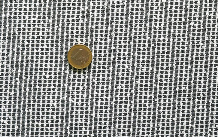 Gardinen Stores 2857 weiß, grobe Netz-Struktur, Trevira CS flammenhemmend DIN4102B1 mit Bleiband