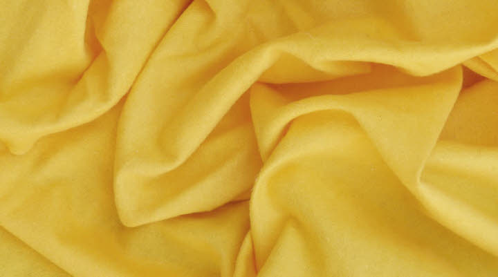 Dekomolton gelb aus Baumwolle