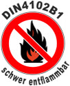 Schwer entflammbar nach DIN4102B1