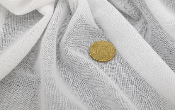 Gardinen-Stores weiß 3700, Trevira CS flammenhemmend DIN4102B1 mit Bleiband,