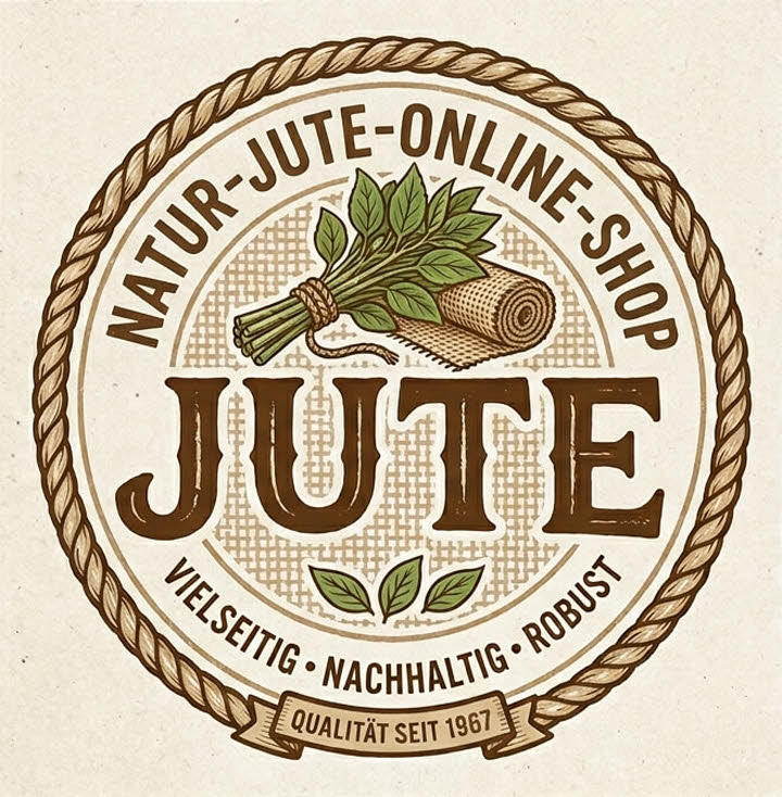 Jute gefärbt