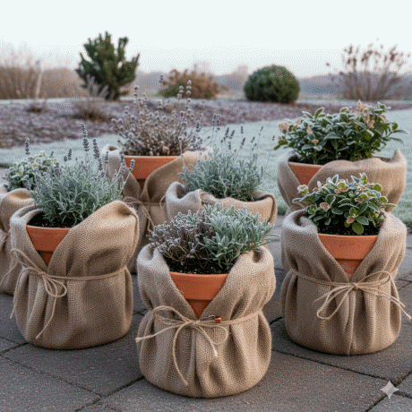 Frostschutz für Pflanzen und Blumen