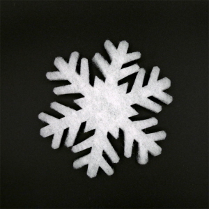 Schneeflocken aus Schneematte ca. 17 cm x ca. 2 cm 