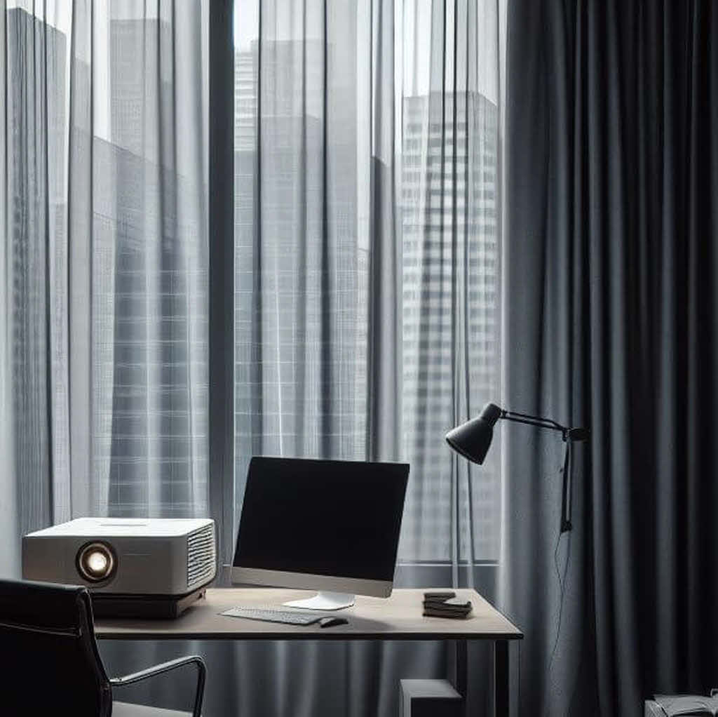 Alle Gardinenstoffe wurden permanent flammenhemmend, schwer entflammbar nach DIN4102B1 hergestellt. Sie erhalten ein Zertifikat. 