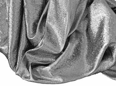 Lurex-Stoff ca. 308 cm breit metallic, Casino, schwer entflammbar DIN EN 13501-1