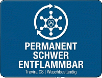 Permanent schwer entflammbar DIN4102 B1 (waschbar)