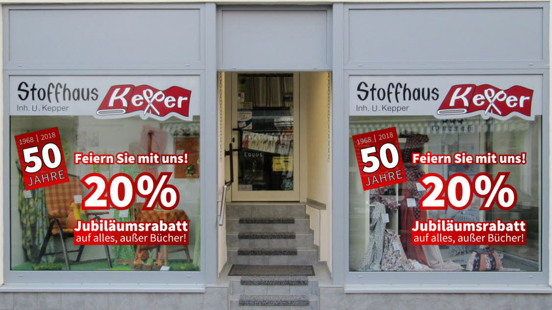 50 Jahre Stoffhaus Kepper 2018