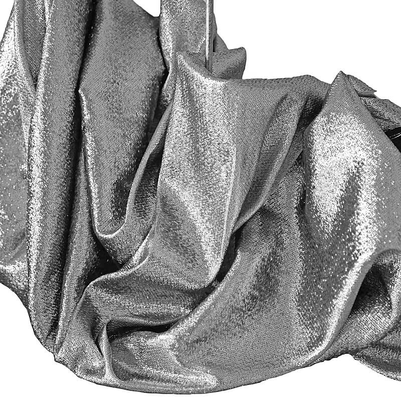 Lurex-Stoff ca. 308 cm breit metallic, Casino, entflammbar DIN 13501-1