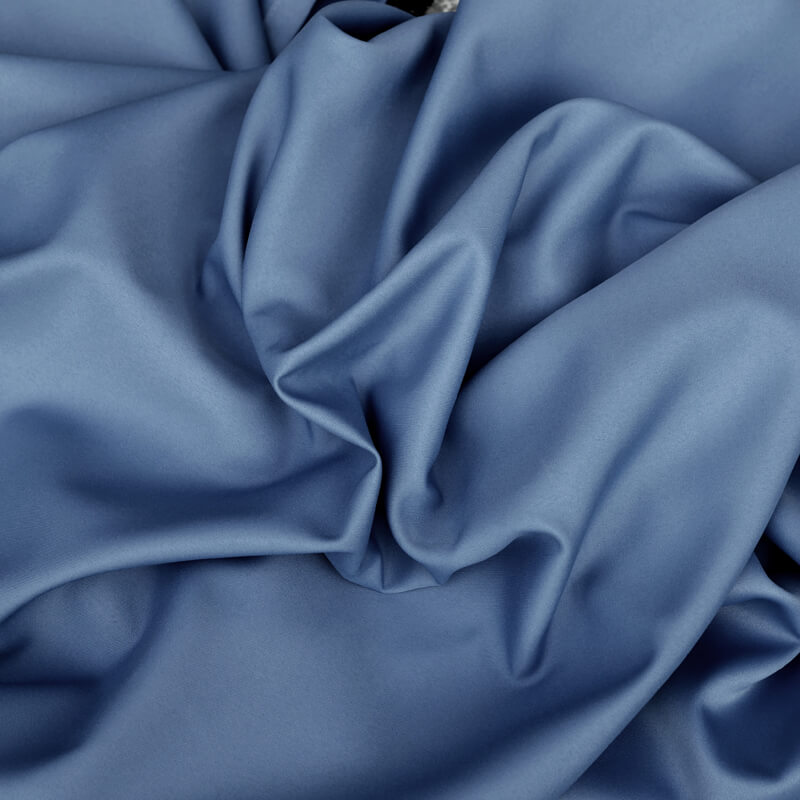 Gardinenschal Farbe jeansblau DIN4102B1