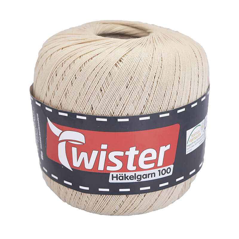 100 Gramm Twister Häkelgarn Stärke 10