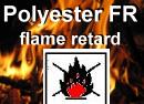 Polyester FR (flame retard) schwer entflammbar