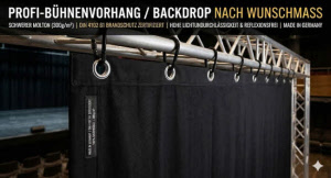 Backdrop Bühnenvorhang Molton