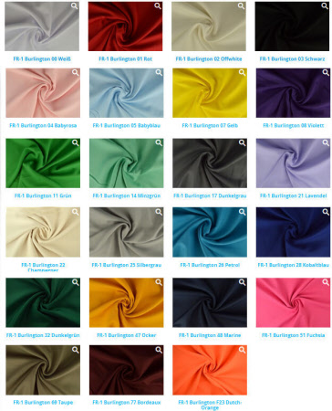 Farbkarte Burlington