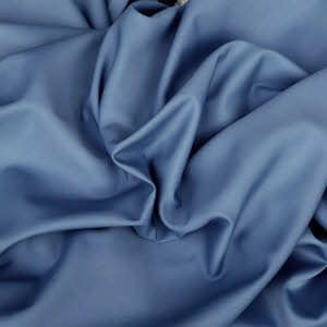 Sonderposten Dekorationsstoff Polyester FR uni Deco 30312 jeansblau schwer entflammbar ca. 140 cm breit