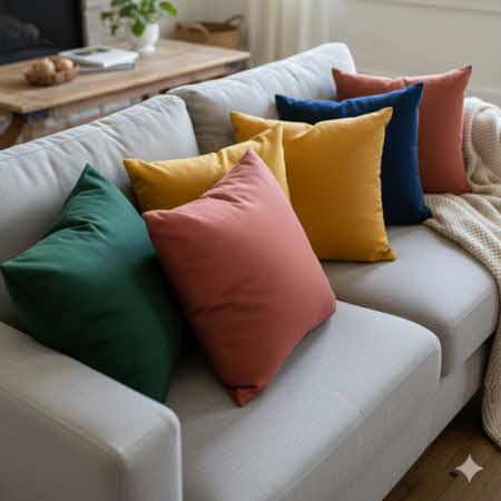 Als Bezug für Dekokissen