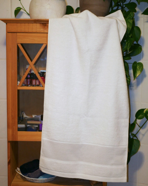 Handtuch Baumwolle mit Aida-Rand 50 cm x 100 cm