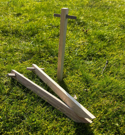 Erdanker für Hangbefestigung mit Jutenetz Soil Saver