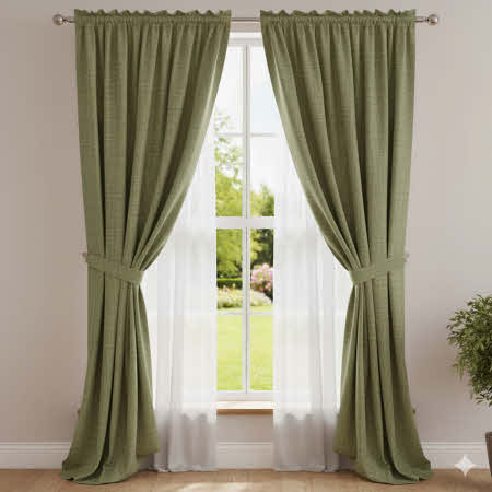 Dekobeispiel Jackson mit grober Leinenstruktur (Mit Gemini erstellt)