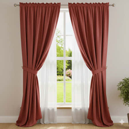 Dekobeispiel Japan Trevira CS Satin-Dekostoff. (Mit Gemini erstellt"