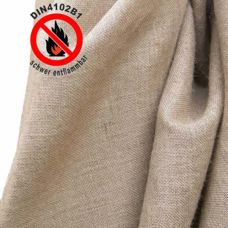 Jute natur H305 DIN4102B1