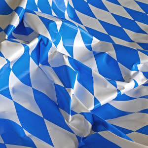 Lackfolie bayrische Raute blau/weiß