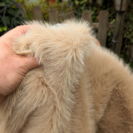 Fellimitat hier die Farbe hellbeige