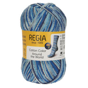 REGIA  Cotton 4-fädig Sockenwolle 100g Farbe 03296 Sand 