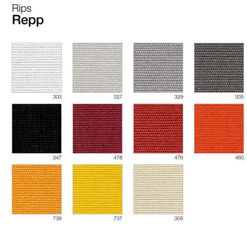 Viskoserips Farbkarte schwer entflammbar