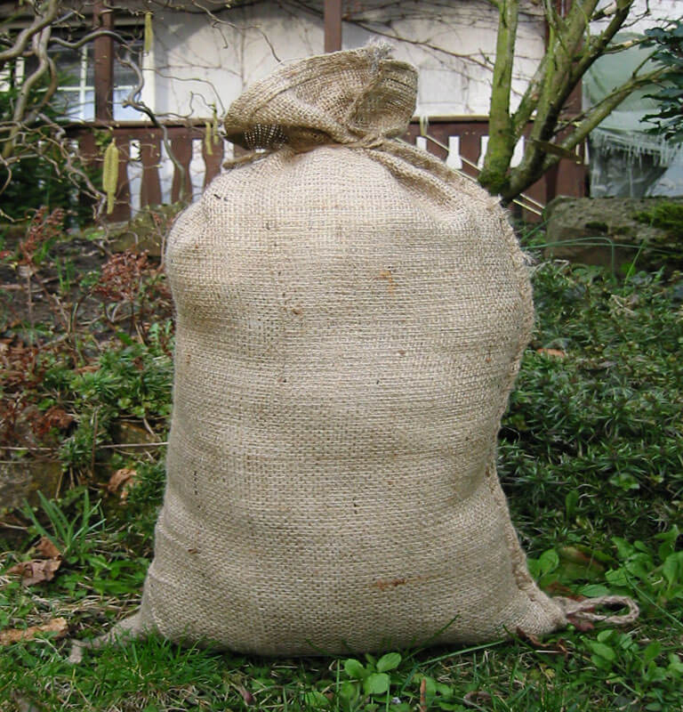Sandsack Größe 60 x 40 cm Jute natur