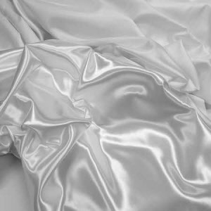 Polyester FR Stoff Kristall in weiß