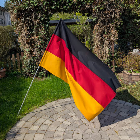 Deutschlandflagge aus Baumwolle