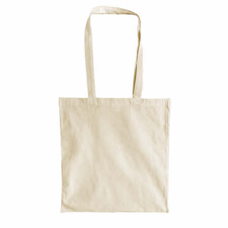 Nesseltasche aus Baumwolle natur. 