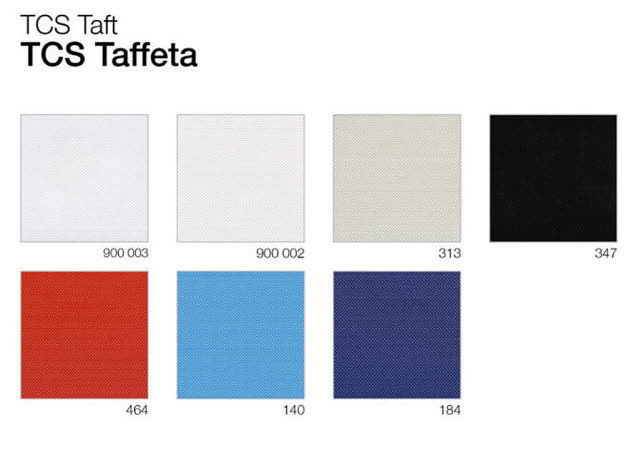 Farbkarte TCS-Taft permanent schwer entflammbar