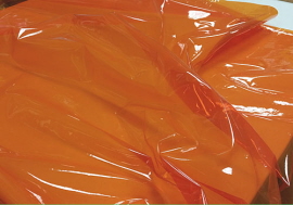 Transparentfolie orange