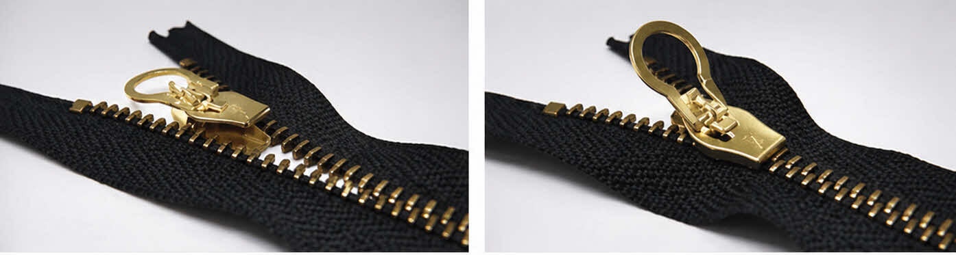 Reißverschluß-Schieber,